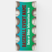 Baseball- oder Softball-Ereignis Banner (Vertikal)