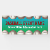 Baseball- oder Softball-Ereignis Banner (Horizontal)