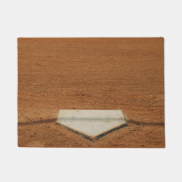 Baseball oder Softball Zuhause Plate Door Mat Fußmatte
