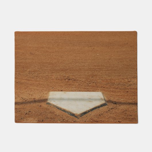 Baseball oder Softball Zuhause Plate Door Mat Fußmatte (Vorderseite)
