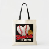 Baseball Oma Baseball liebt Muttertag Tragetasche (Vorne)