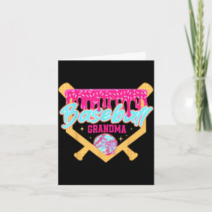 Baseball-Oma-Drip-Eiscreme-Baseball-Saison Karte