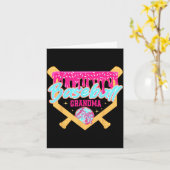 Baseball-Oma-Drip-Eiscreme-Baseball-Saison Karte (Gelbe Blume)