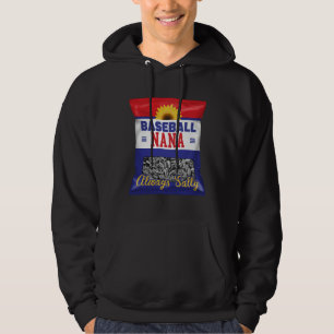Baseball-Oma immer salzige Oma Sonnenblumenkern Hoodie