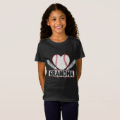Baseball Oma Matching Family Softball Baseball T-Shirt (Vorne ganz)