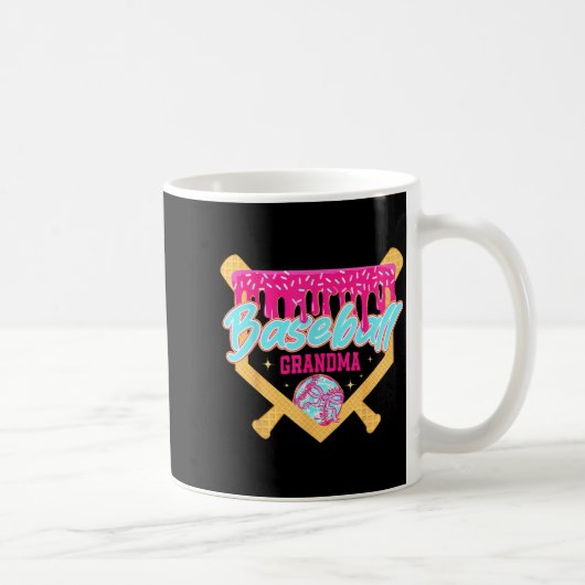 Baseball-Oma tropft Eis Baseball-Saison Kaffeetasse (Rechts)