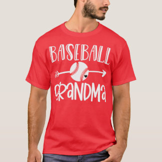 Baseball Oma von Grandson Niedlich Arrow Heart G T-Shirt