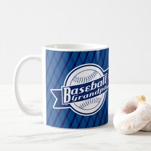 Baseball Opa-Tasse Kaffeetasse (Mit Donut)