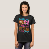 Baseball Or Bows Great Grandpa Loves You Gender Re T-Shirt (Vorne ganz)