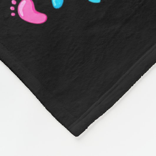Baseball Or Bows Nanny Loves You Gender Reveal Fam Fleecedecke (Ecke)