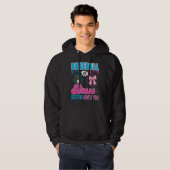 Baseball or Bows Sister Loves You Gender Reveal Ou Hoodie (Vorne ganz)