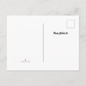 Baseball Orange & Black Abschluss Ankündigungspostkarte (Rückseite)