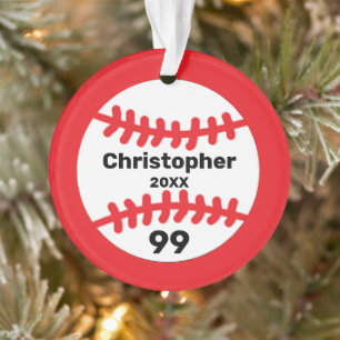 Baseball Ornament