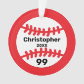 Baseball Ornament (Vorderseite)