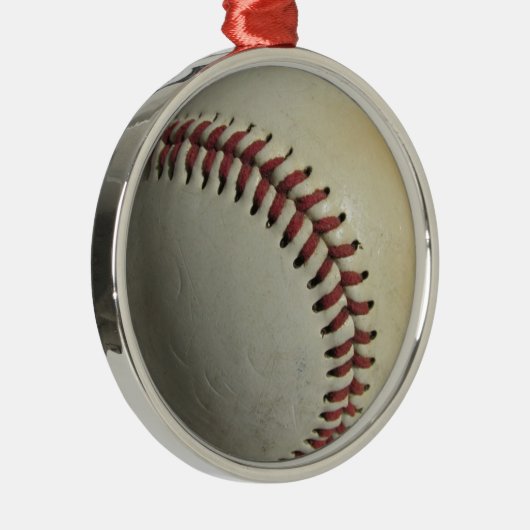 Baseball Ornament Aus Metall (Rechts)