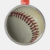 Baseball Ornament Aus Metall (Vorne)