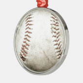 Baseball Ornament Aus Metall (Links)