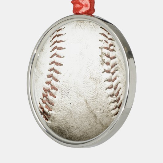 Baseball Ornament Aus Metall (Links)