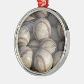 Baseball Ornament Aus Metall (Links)