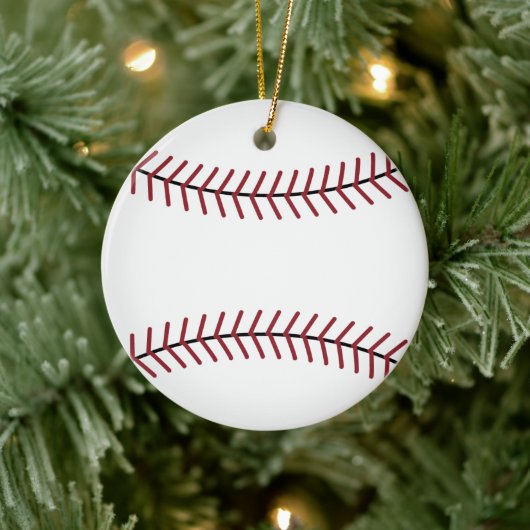 Baseball-Ornament Keramik Ornament (Baum)