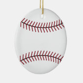 Baseball-Ornament Keramik Ornament (Rechts)