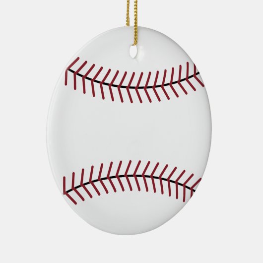 Baseball-Ornament Keramik Ornament (Rechts)