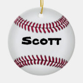 Baseball-Ornament Keramikornament (Vorne)
