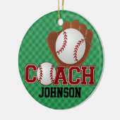 Baseball-Ornament - SRF Keramik Ornament (Links)