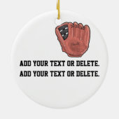 Baseball-Ornament - SRF Keramik Ornament (Hinten)