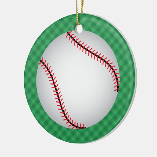 Baseball-Ornament - SRF Keramik Ornament (Links)