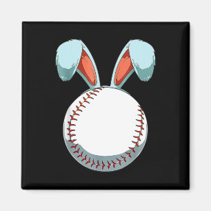Baseball Ostern Sonnige Ohren Ostereier Jäger Bas Magnet