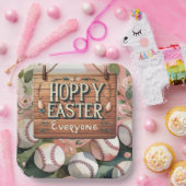 Baseball Ostern Thema  Pappteller (Party)