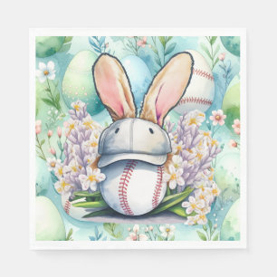 Baseball-Ostern-Thema  Serviette