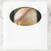 Baseball Ovaler Aufkleber (Tasche)