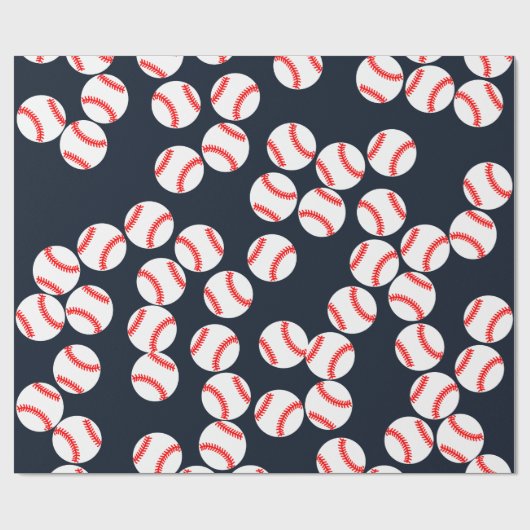 Baseball-Packpapier Geschenkpapier (Flach)