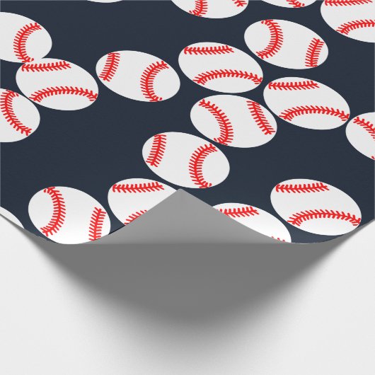 Baseball-Packpapier Geschenkpapier (Ecke)