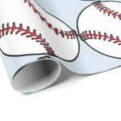Baseball-Packpapier Geschenkpapier (Rolleneckpunkt)