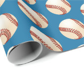Baseball-Packpapier Geschenkpapier (Rolleneckpunkt)