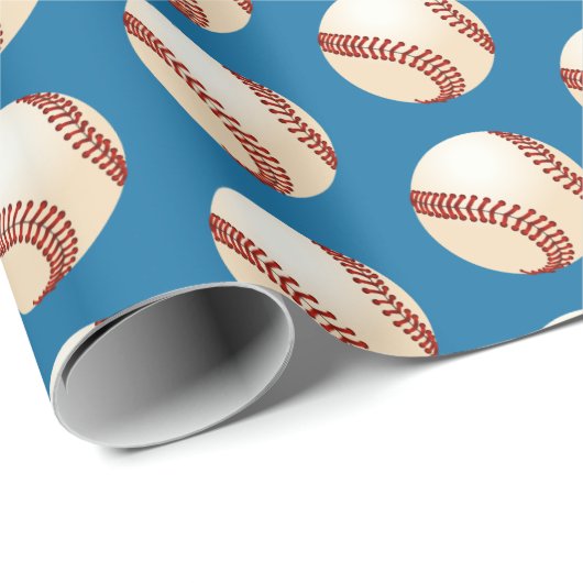 Baseball-Packpapier Geschenkpapier (Rolleneckpunkt)