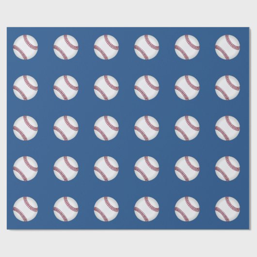 Baseball-Packpapier Geschenkpapier (Flach)