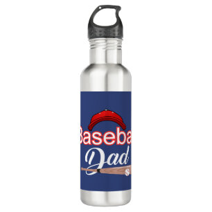 Baseball Papa-Familie sportlich motiviert modernen Edelstahlflasche