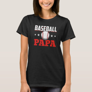 Baseball Papa Proud Baseball Player Vater T-Shirt