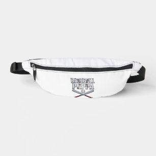 Baseball Papa Vintage Gravur Shirt Design_1 Bauchtasche