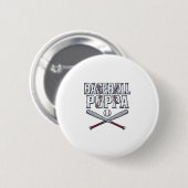 Baseball Papa Vintage Gravur Shirt Design_1 Button (Vorne & Hinten)