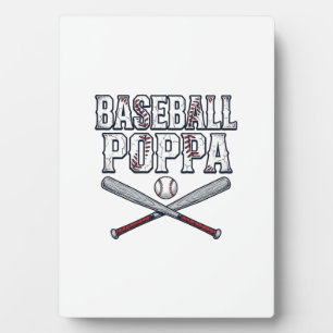 Baseball Papa Vintage Gravur Shirt Design_1 Fotoplatte