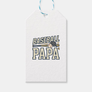 Baseball Papa Vintage Gravur Shirt Design_1 Geschenkanhänger