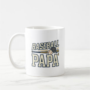 Baseball Papa Vintage Gravur Shirt Design_1 Kaffeetasse