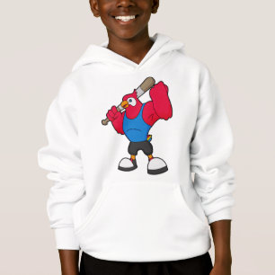Baseball-Papagei Hoodie