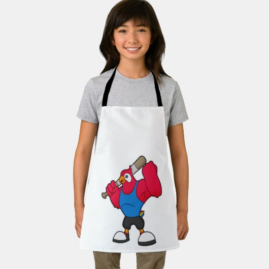 Baseball-Papagei Schürze (Insitu)