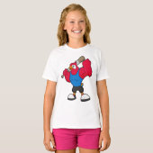 Baseball-Papagei T-Shirt (Vorne ganz)